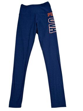 Victoria's Secret Pink UVA Ultimate Leggings Navy Blue Women's S Stretch Active